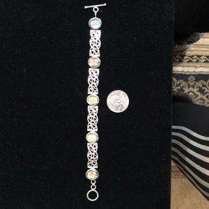 Celtic labradorite bracelet